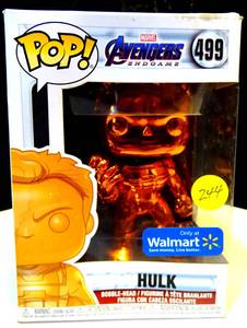 lot 244 image: $$ MARVEL Funko POP Avengers HULK 499 Bobble Head Vinyl Figure Brand New