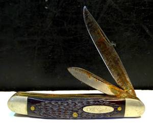 lot 250 image: VINTAGE OLD CUTLER POCKET KNIFE