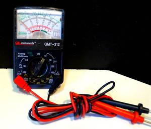lot 292 image: Gardner Bender GMT-312 5 Function 12 Range Analog Multimeter