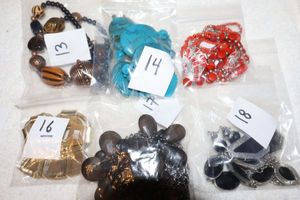 lot 108 image: Jewelry Acrylic andor plastic, see all photos for individual pieces