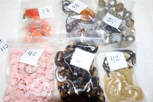 lot 112 image: Jewelry Acrylic andor plastic, see all photos for individual pieces