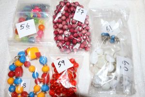 lot 115 image: Jewelry Acrylic andor plastic, see all photos for individual pieces