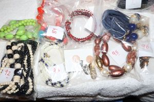 lot 120 image: Jewelry Acrylic andor plastic, see all photos for individual pieces