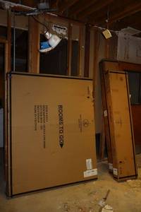 lot 11 image: Queen size headboard set - still in boxes, did not open. See photos