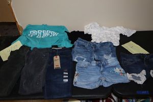 lot 144 image: Teen or small woman clothes mixed sizes