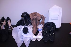 lot 199 image: Womens shoes and boots size 5.5, 6.5