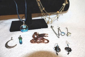 lot 87 image: Jewelry New  Age items