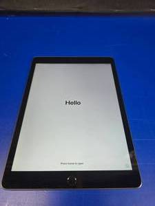 lot 1 image: Apple iPad A2270 w 10.2 Screen & 32GB.  Has been factory reset.