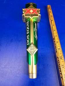 lot 29 image: Dos Equis Full Size Beer Tap Handle
