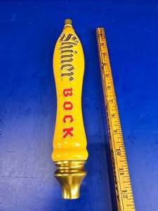lot 31 image: Shiner Bock Full Size Beer Tap Handle