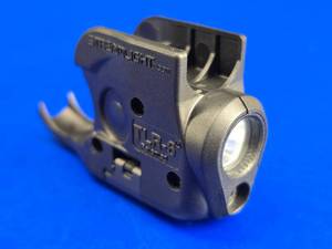 lot 69 image: Streamlight TLR-6 Tactical Pistol Mount FlashlightLaser Combo for Kimber Micro.  Needs body screw kit.
