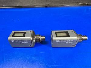 lot 85 image: Lot of 2 Sennheiser SKP 100 G2 Plug On Transmitter.  LOOK THESE UP