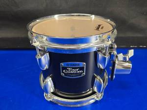 lot 111 image: Beautiful Yamaha Tour Custom 8 Black Licorice Tom w Batter 250 & Batter 188 Heads.  LOOK THIS BAD BOY UP