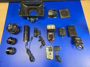 lot 114 image: Large Lot of Camera & Recording Gear.  Includes Everything Pictured