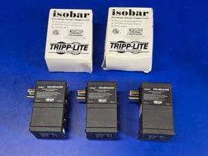 lot 116 image: Lot of 5 Tripp-Lite UltraBlock428 Noice Filter & Surge Protectors