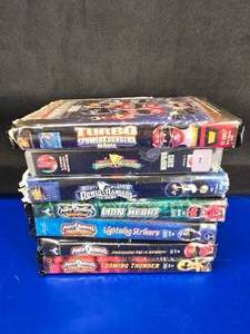 lot 127 image: Lot of 7 Power Rangers VHS Tapes