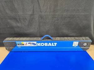 lot 142 image: Heavy Duty Kobalt Sawhorse.  1,300 lb Capacity.  Folds away for easy storage
