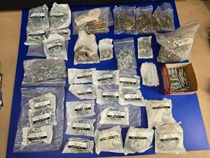 lot 156 image: Large Lot of Grade 5 & Grade 8 Bolts.  Includes everything pictured.