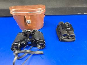 lot 162 image: Lot of 2 Binoculars.  Includes Sans & Streiffe Viking & Tasco #168RBD