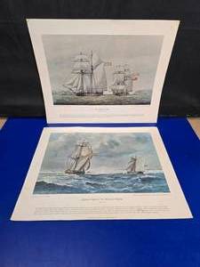 lot 195 image: Lot of 2 US Department the Navy Prints