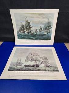 lot 196 image: Lot of 2 US Department the Navy Prints
