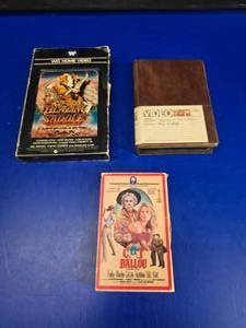 lot 209 image: Lot of 3 Vintage 1970s Beta Tapes.  Includes Blazing Saddles w Box, Cat Ballou w Box & The Deep