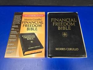 lot 214 image: Morris Cerullo Financial Freedom Bible w Box