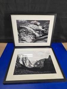 lot 224 image: Lot of 2 Original Vincent Monsaint Prints.  Includes California 2 & California 4.  Framed & Matted
