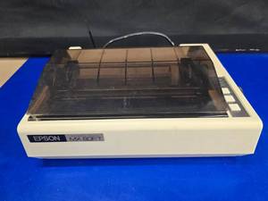 lot 247 image: Vintage Early Computing 1980 Epson MX-80FT Dot Matrix Printer
