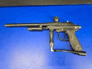 lot 416 image: Azodin KP Pump Paintball Marker.  LOOK THIS ONE UP