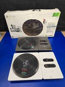 lot 309 image: LATE ADDITION  Xbox 360 DJ Hero 2 Party Bundle