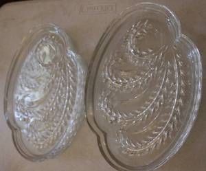 lot 53 image: Cut Glass Snack Plates