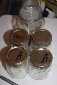lot 60 image: Canning jars