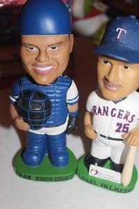 lot 115 image: Two Texas Ranger Bobble Heads