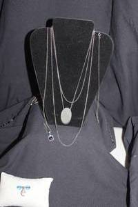 lot 188 image: Several Silver Necklaces.