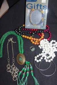 lot 192 image: Beaded Necklaces, and More