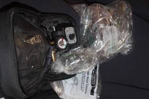 lot 208 image: O2 Tank and Tubing