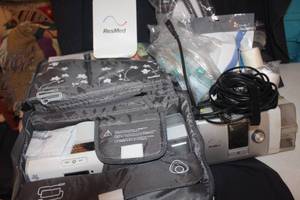 lot 209 image: CPAP Machines, Extra Tubing, Filters and more (2 Machines)