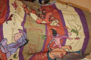 lot 210 image: Winnie The Pooh Throw Blanket