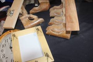 lot 243 image: Unfinished Wood Items