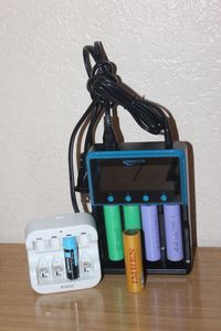 lot 14 image: Batteries and Chargers