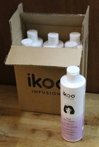 lot 96 image: Box of 6 Ikoo talk the detox shampoo  for all hair types