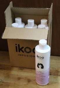 lot 98 image: Box of 6 Ikoo talk the detox shampoo  for all hair types
