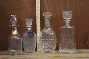 lot 88 image: Glass decanters