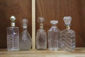 lot 89 image: Glass decanters