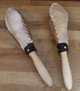 lot 45 image: Hand made maracas