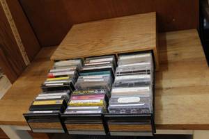 lot 309 image: Mixed Lot of cassette tapes and 3 drawer case