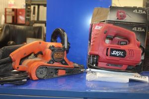 lot 41 image: Black and Decker Sander and Skil Variable Speed Jig Saw