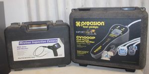 lot 43 image: Wireless Inspection Camera with Color LCD Monitor and Precision Fuel Pump Circuit Varifier