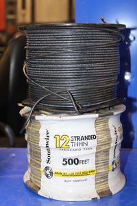 lot 73 image: Southwire 12 stranded THHN cable, 2 rolls